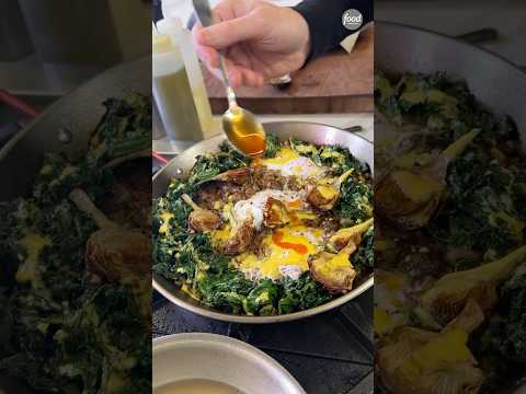 Bobby Flay's Kale and Wild Mushroom Paella 🤤