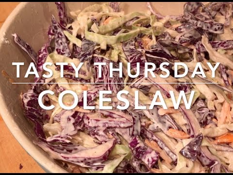 How to make coleslaw - a Tasty Thursday video