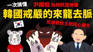 一次搞懂 【韓國戒嚴的來龍去脈】反貪救世主到民心盡失 尹錫悅為何跌落神壇?