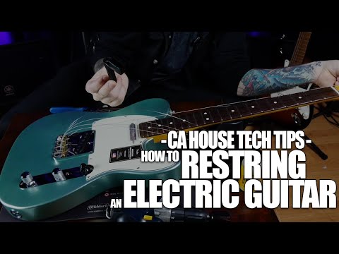 How to restring an electric guitar