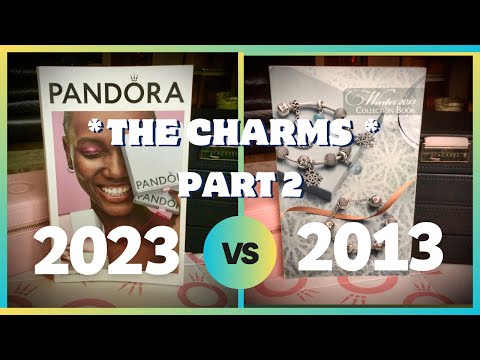 PANDORA Winter Catalogs 2023 vs 2013 - The Charms Part 2 😊💙🤗