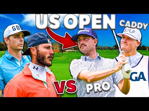 There's a reason he played in the US Open...whatta finish | Bubbie & Ben VS Jacob Solomon & Caddy