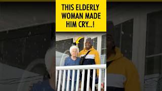 This Ederly Woman Made Him Cry...! #shorts #lifestory #elderlycare #communitylove #bekind