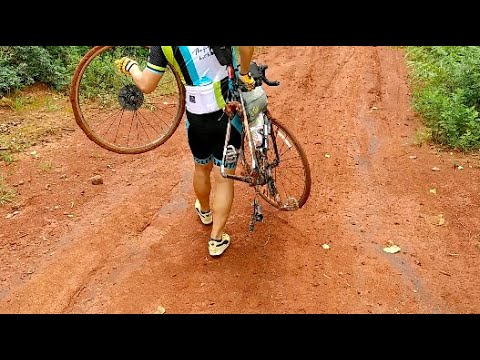 Off Road Cycling With A Road bike Kunming | Broke My Derailleur Hanger