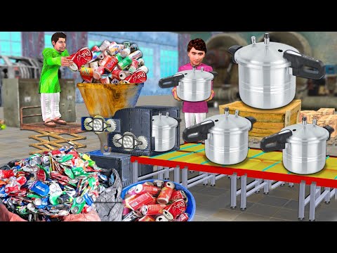 Recycle Soft Drinks Tins and Making Pressure Cooker Hindi Kahaniya Hindi Stories Hindi Moral Stories