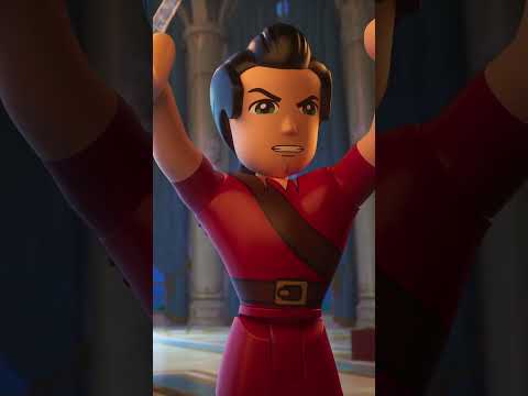 Gastón habla con el espejo mágico 🪞 | LEGO Disney Princess: The Castle Quest | @disneychannelES