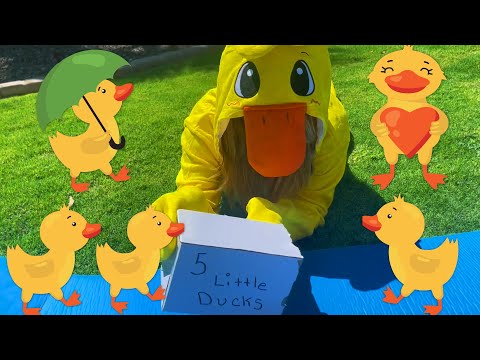 Five Little Ducks I Kids Songs & Nursery Rhymes | Learn To Count