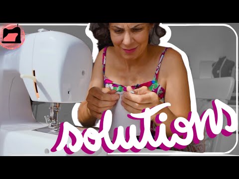 Five problems with the sewing machine and their solutions.