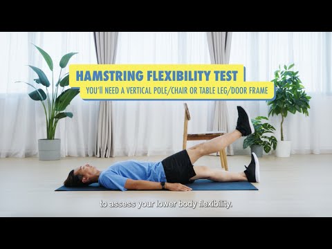 Balance & Flexibility: Hamstring Flexibility Test and Sit and Reach