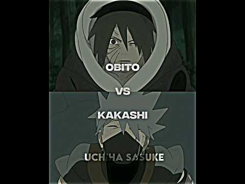 Kakashi kid vs kid Obito