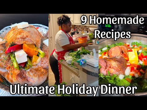 Cook With Me: 9 Elevated Recipes To Please A Crowd | Homemade Recipes | Juicy Grilled Turkey & More…