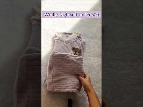 Meesho women winter Nightsuit under 500 🌸 #shorts #meesho #viralvideo