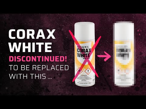 I review the new WHITE SCAR spray (comparison with Grey Seer, Wraithbone & Corax White primer)