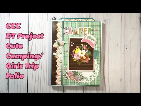 Camping Folio a Country Craft Creations DT project | Simple Stories | Trail Mix