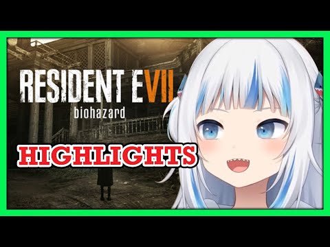 Gawr Gura Resident Evil 7 highlights