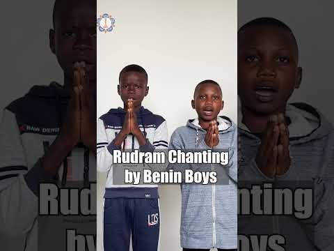 Rudram Veda Chanting by Children in Africa | Sathya Sai School Benin