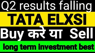 TATA ELXSI STOCK CRASH. Tata elxsi share news.Tata elxsi share. Tata Elxsi -Q2 FY23 Results Falling