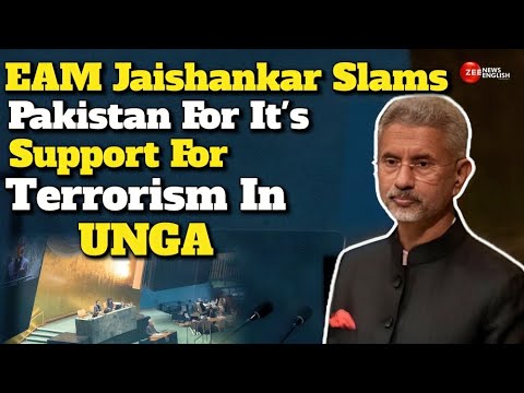 EAM  Dr S Jaishankar slams Islamabad for its support for terrorism during UNGA Address |POK |Jakir