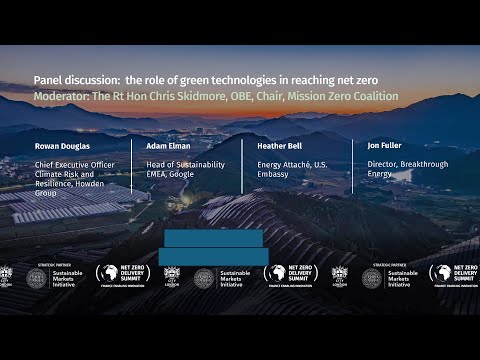 NZDS24 Panel discussion: The role of green technologies in reaching net zero