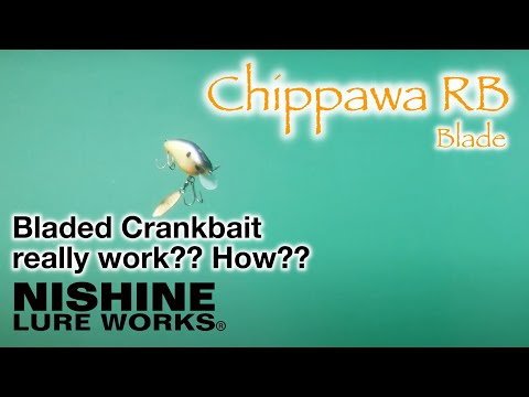 [Bladed Crankbait] Does blade really work in the water? Chippawa RB Blade model - NISHINE LURE WORKS