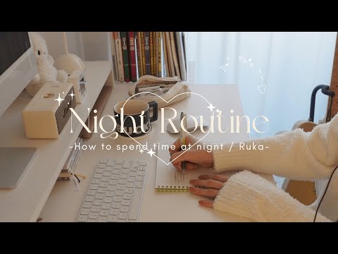 [vlog] Freelance Night Routine🌙 Work from Home and Study Language📖