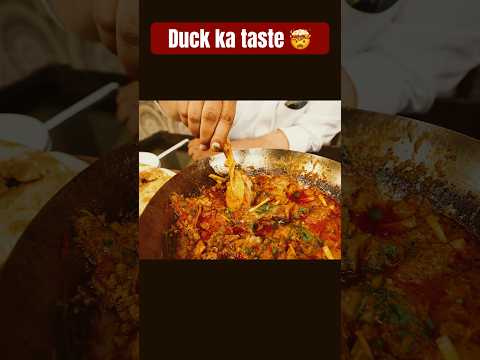 Duck 🦆 eating experience 🤯 #food #karachifood #pakistanifood