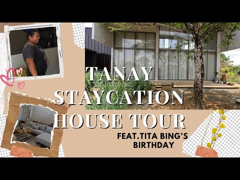 Tanay Staycation House Tour Vlog by Sophia | Industrial Modern House Rental in Tanay Rizal