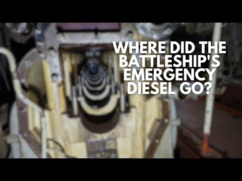 Why Is the Battleship's Diesel Generator Missing?