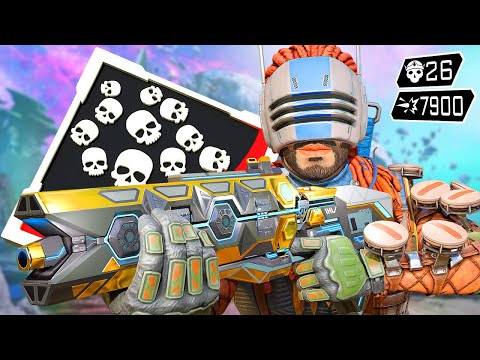 MIRAGE 26 KILLS & 7900 DAMAGE WAS AMAZING (Apex Legends Gameplay)