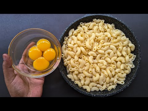 Just Add Eggs With Pasta Its So Delicious/ Simple Healthy Breakfast Recipe/ Cheap & Delicious Recipe