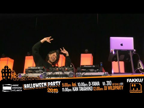 kei。 live at FAKKU ✕ MOGRA Halloween Party at Anime Weekend Atlanta, Oct 31, 2019 (Full DJ set)