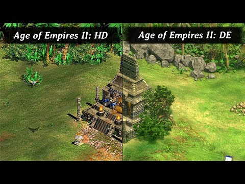 Age of Empires 2 Definitive Edition Remaster vs. Age of Empires 2 HD Graphics Comparison