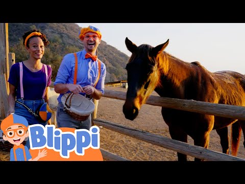 Blippi & Meekah at the Ranch! | Kids Cartoons | Party Playtime!