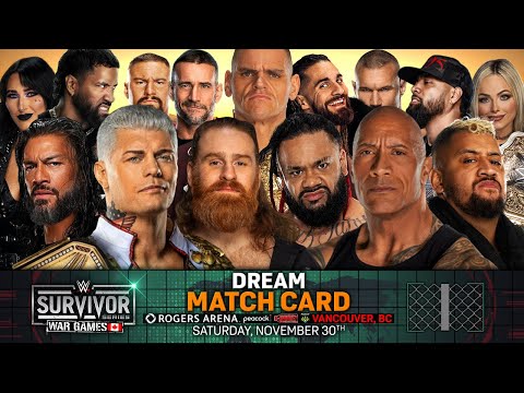 WWE Survivor Series 2024 - Dream Match Card [v4]