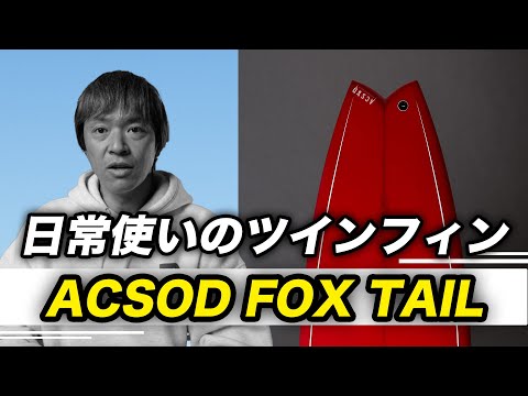 新しいカテゴリーのツインフィンはビーチブレイクの日常使い【ACSOD FOX TAIL】