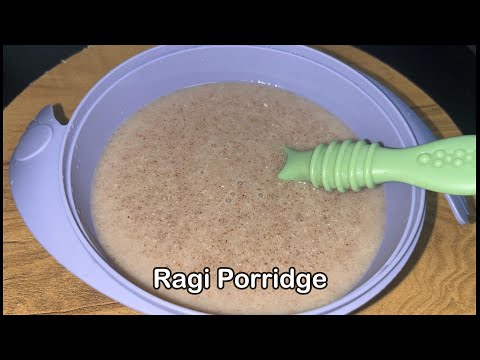 Baby Food | Healthy Breakfast Ideas for Your 8+ Month Baby - Ragi, Dates and Nuts Porridge