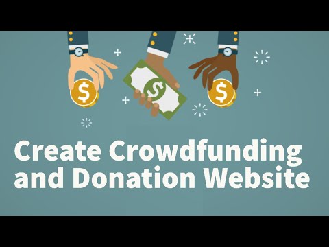 Create crowdfunding and donation website