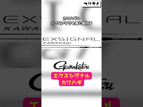 【ハマる】カワハギの小さなアタリも感じ取れる「エクスシグナル カワハギ」