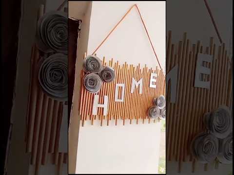 How to make decorative items for home #shorts #diy #walldecor