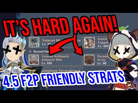 4.5 Abyss 12 is HARD AGAIN! Best 4★ Teams, Tips, & Speedrun! Genshin Impact