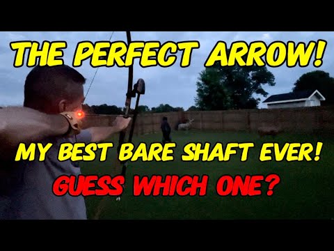 The Perfect Arrow / My Best Bare Shaft Ever! Guess Which One?