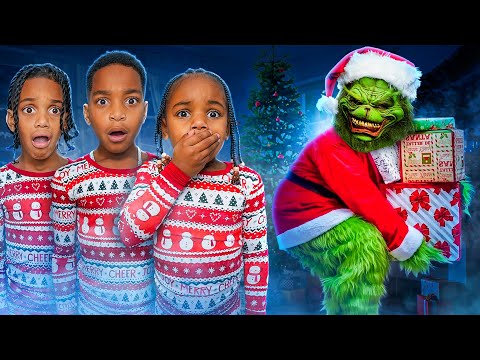 WE CAUGHT THE GRINCH ON CAMERA AT 3AM!!