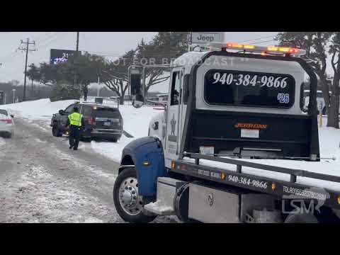 01-09-2025 Denton, TX - Winter Storm Cora Impacts