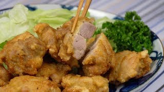 Double Fried Chicken Karaage Recipe (Crispy and Juicy Japanese Fried Chicken) | Cooking with Dog