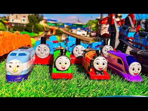 Looking for Thomas & Friends toys | Thomas The Train & Friends swimming in a dry pool