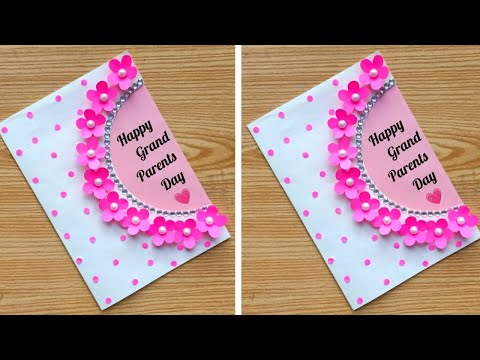 DIY Grandparent's Day Greeting Card/Handmade Grandparents Day card making idea/How to make card easy