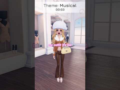 Dressing as the queen of musicals ￼#roblox #dresstoimpress #royalhigh