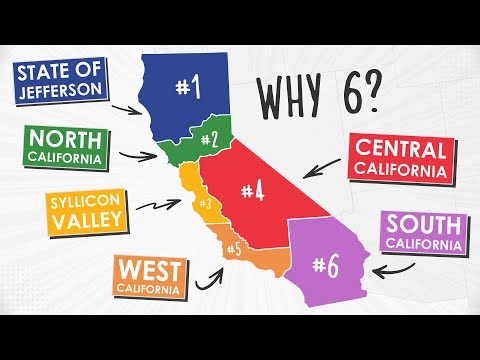 The CRAZY Plan To Split California Into Six States