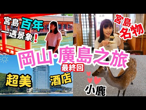 【岡山廣島之旅 - 最終回】嚴島神社vlog｜遇上百年一遇奇景？｜海上大鳥居⛩️｜超好逛商店街 ｜廣島住宿Prince Hotel Hiroshima開箱｜左撇子夫妻日常｜LHCouple #宮島