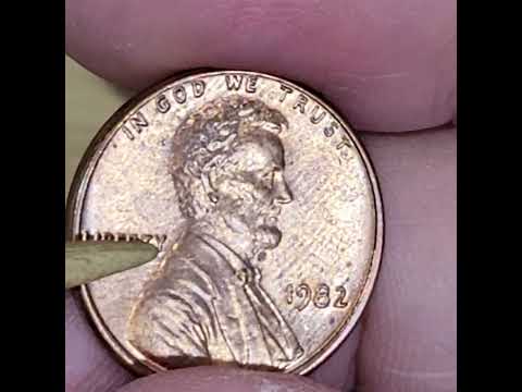 ✝️VERY NICE MS CONDITION 1982 COPPER PENNY LARGEDATE🤯CLICK BELOW TO WATCH LONG VERSION #330 #PENNIES